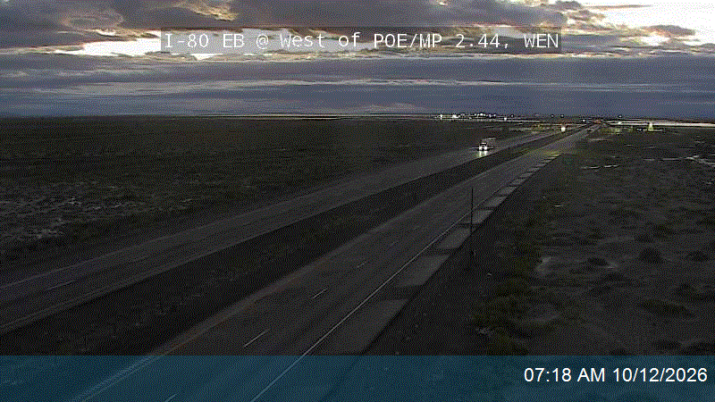 I-80 EB @ West of POE / MP 2.44, WEN