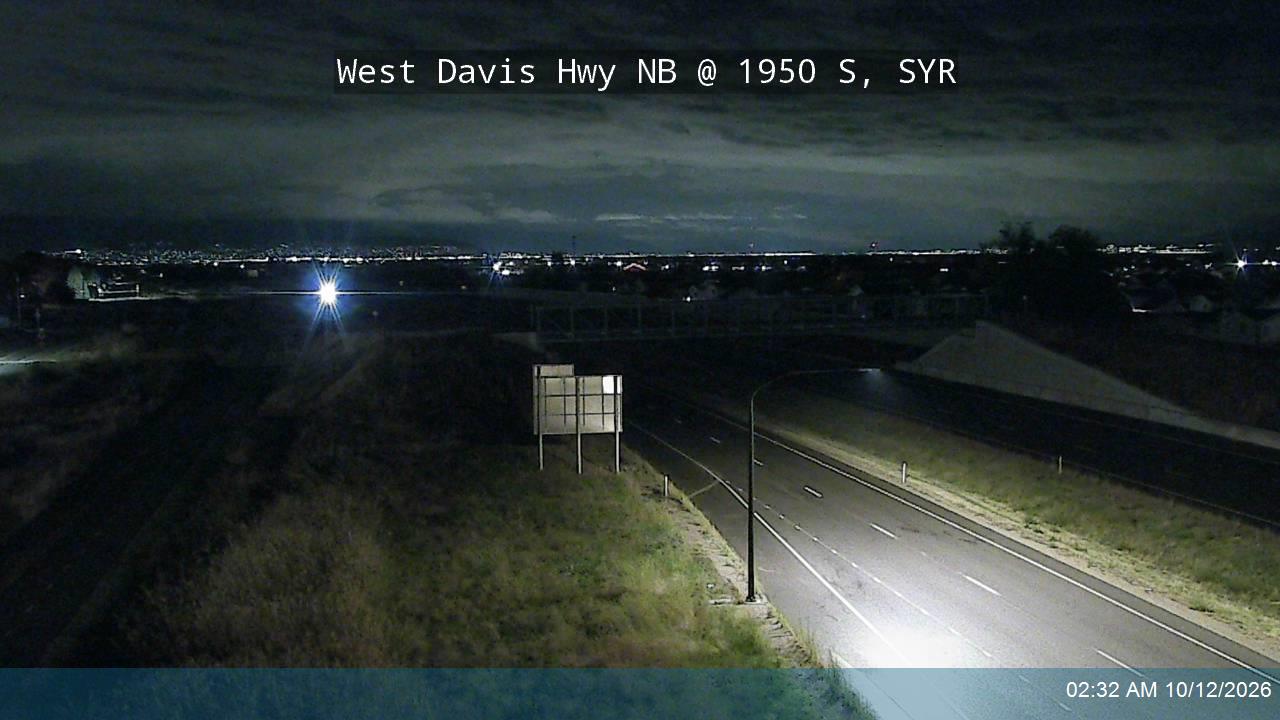 West Davis Hwy / SR-177 NB @ 1950 S / MP 13.52, SYR
