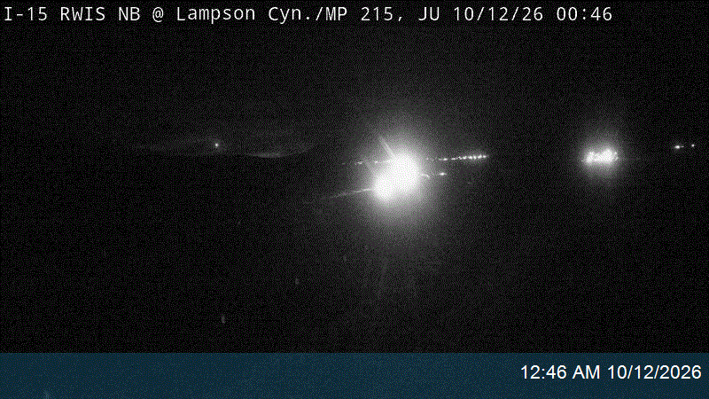 I-15 RWIS NB @ Lampson Canyon / MP 215.06, JU