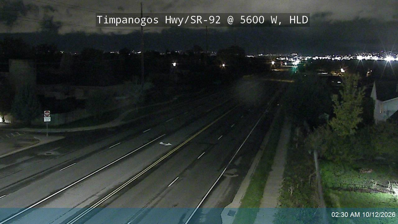 Timpanogos Hwy / 11000 N / SR-92 @ 5600 W, HLD