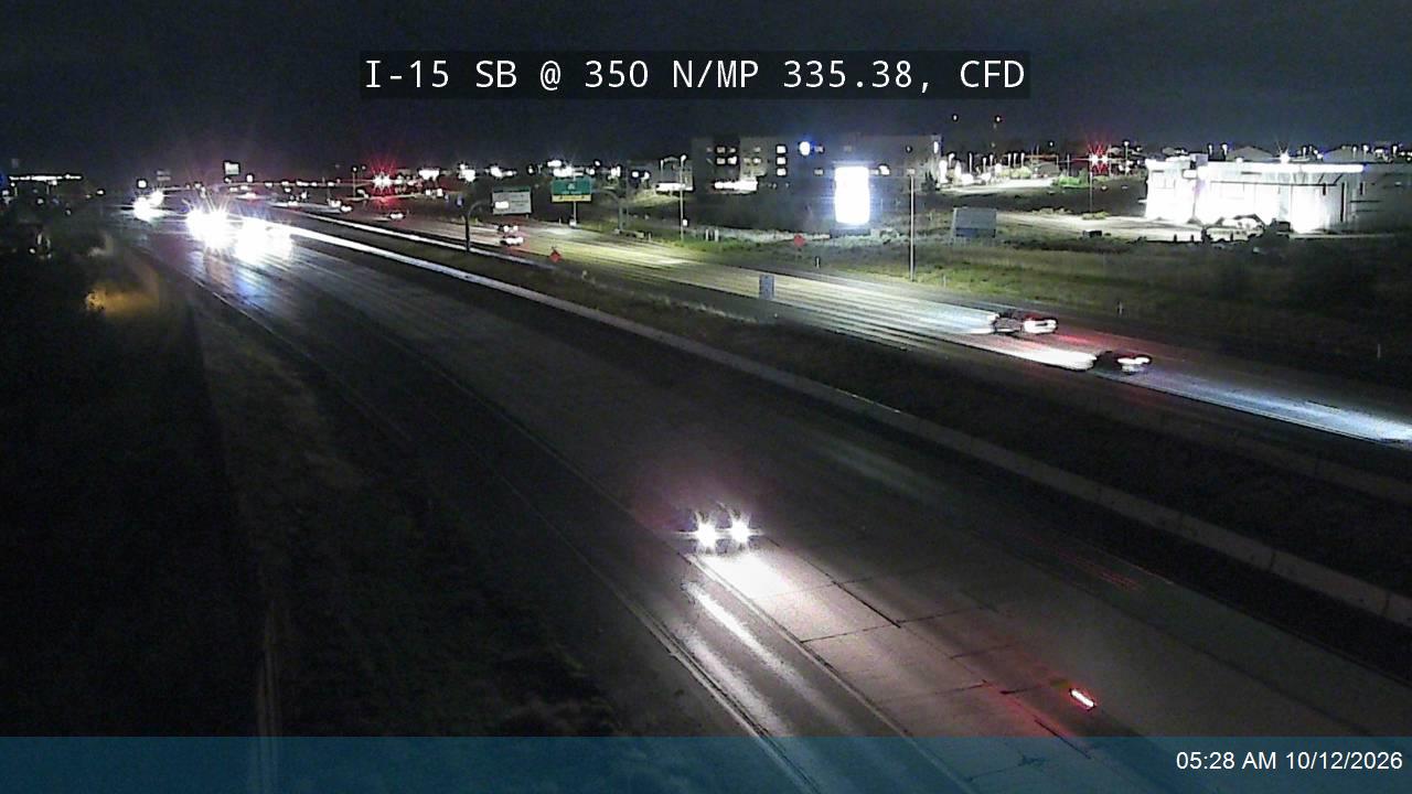 I-15 SB @ 350 N / MP 335.38, CFD