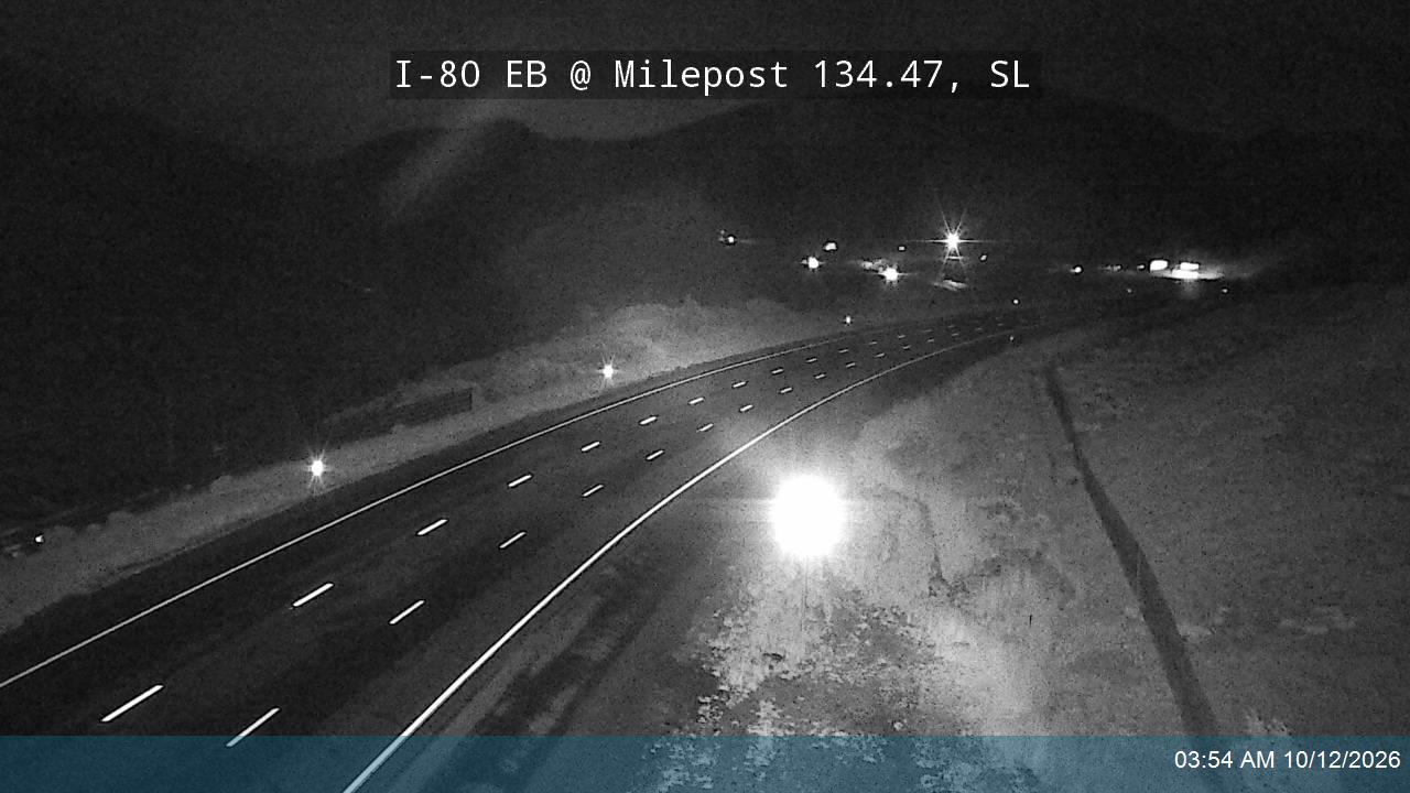 I-80 / Parleys Canyon EB @ Milepost 134.47, SL