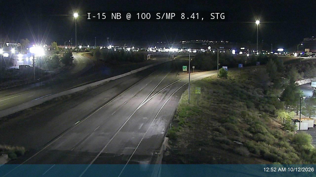 I-15 NB @ 100 S / MP 8.41, STG