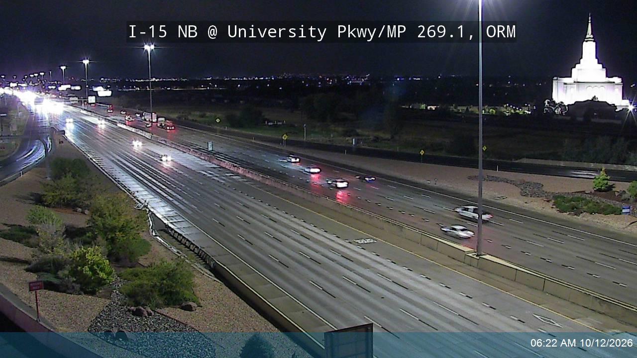 I-15 NB @ University Pkwy / SR-265 / MP 269.1, ORM