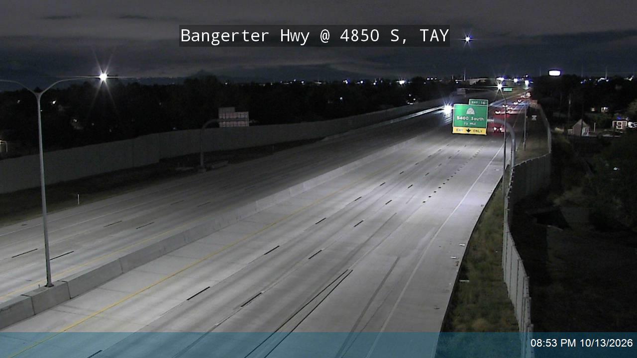 Bangerter Hwy / SR-154 SB @ MP 16.47, TAY