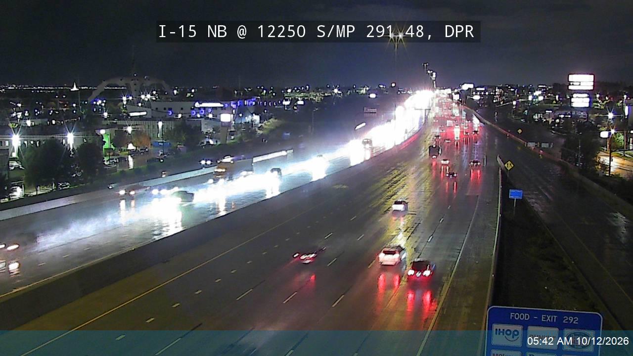 I-15 NB @ 12250 S / MP 291.48, DPR