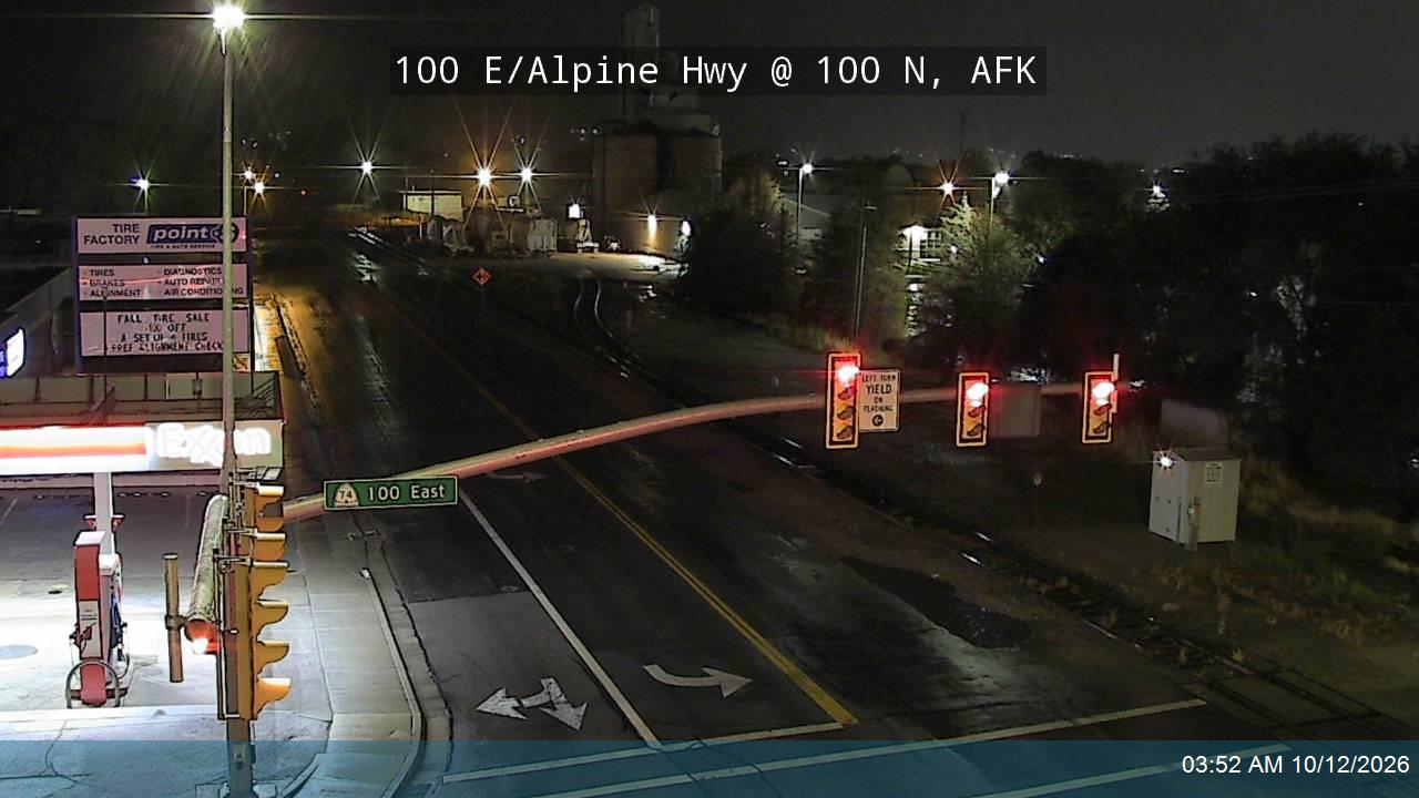 100 E / Alpine Hwy / SR-74 @ 100 N, AFK