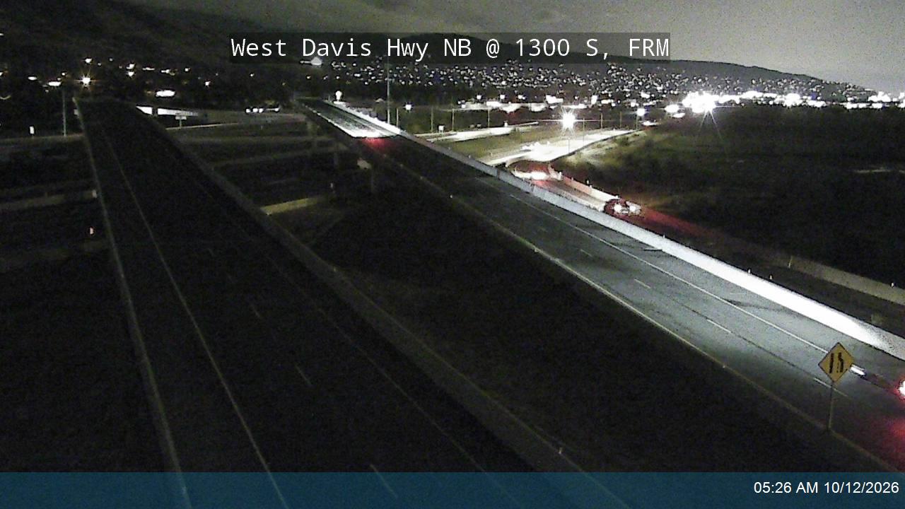 West Davis Hwy / SR-177 NB @ 1300 S / MP 0.0, FRM