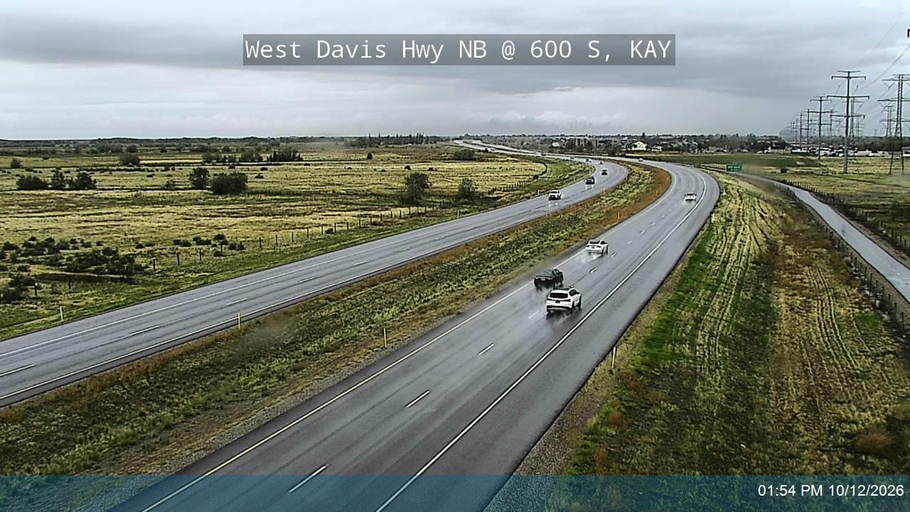 West Davis Hwy / SR-177 NB @ 600 S / MP 6.72, KAY