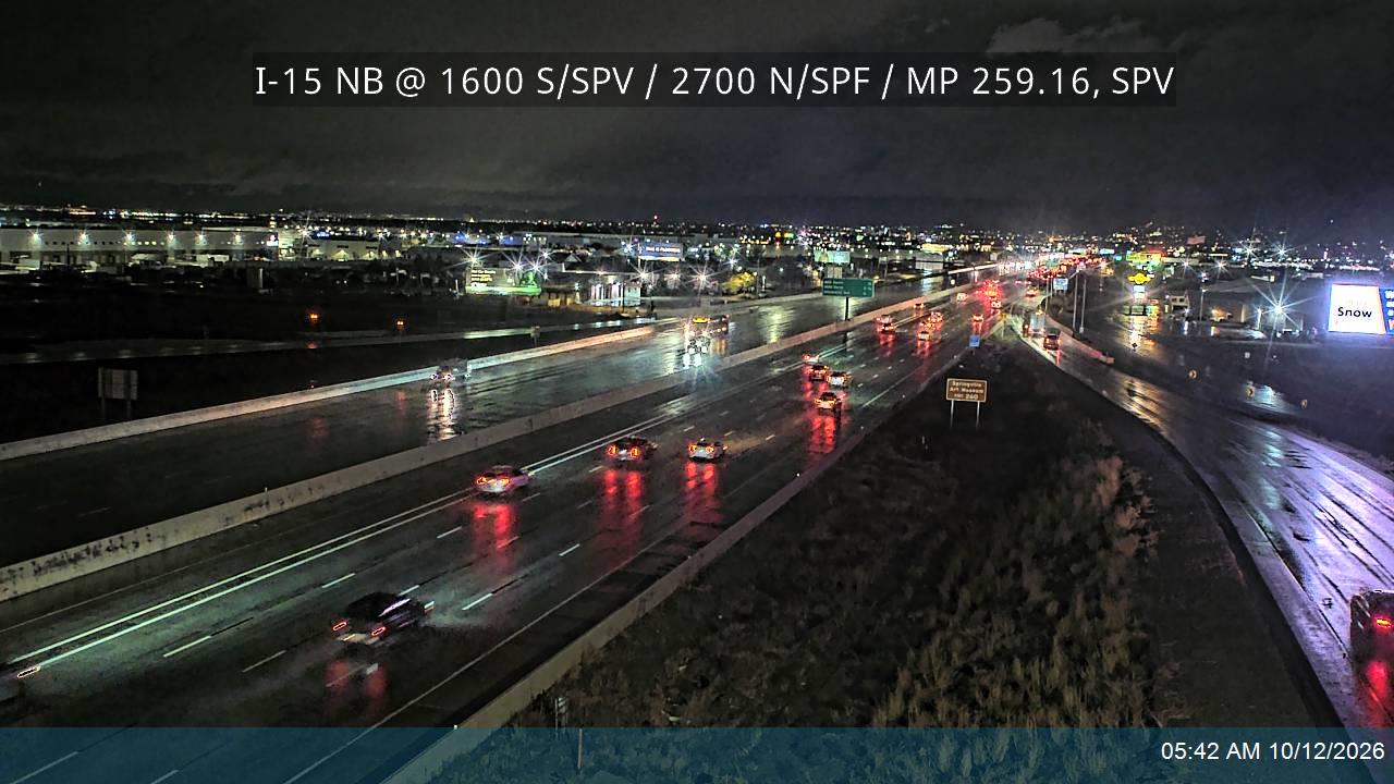 I-15 NB Ramps @ 1600 S,SPV / 2700 N,SPF
