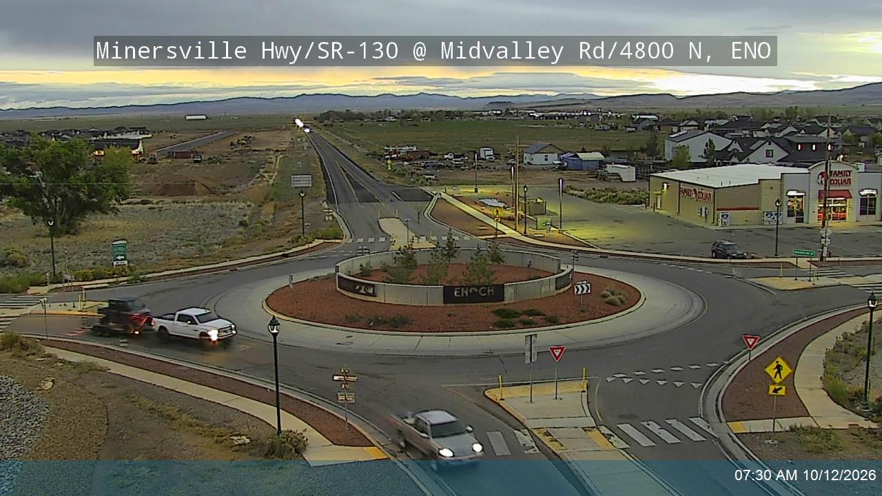 Minersville Hwy / SR-130 @ Midvalley Rd / 4800 N, ENO