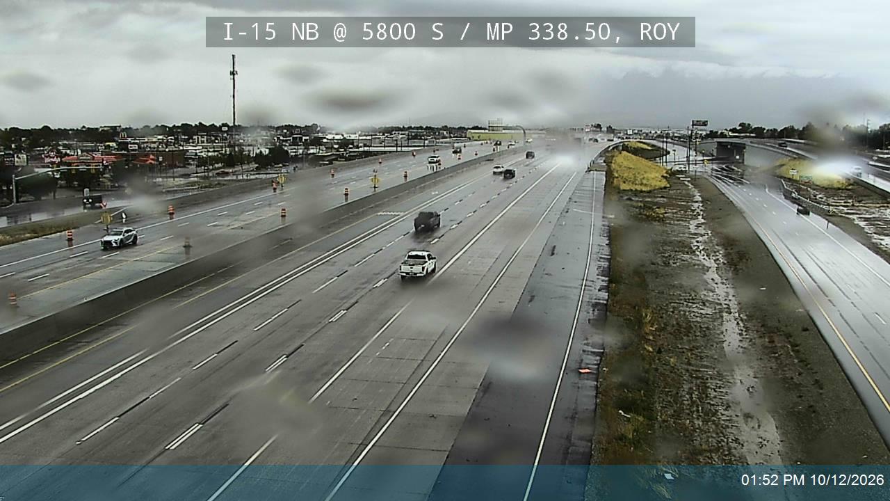 I-15 NB @ 5800 S / MP 338.50, ROY