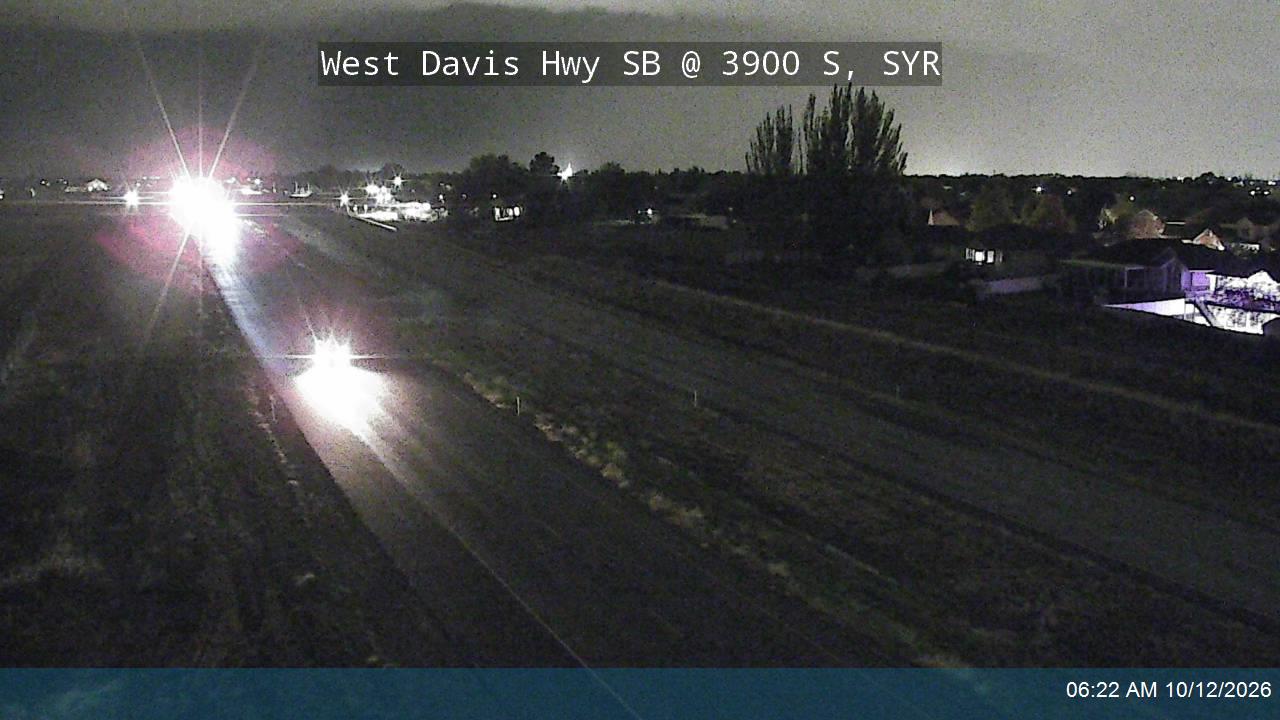 West Davis Hwy / SR-177 SB @ 3900 S / MP 10.66, SYR