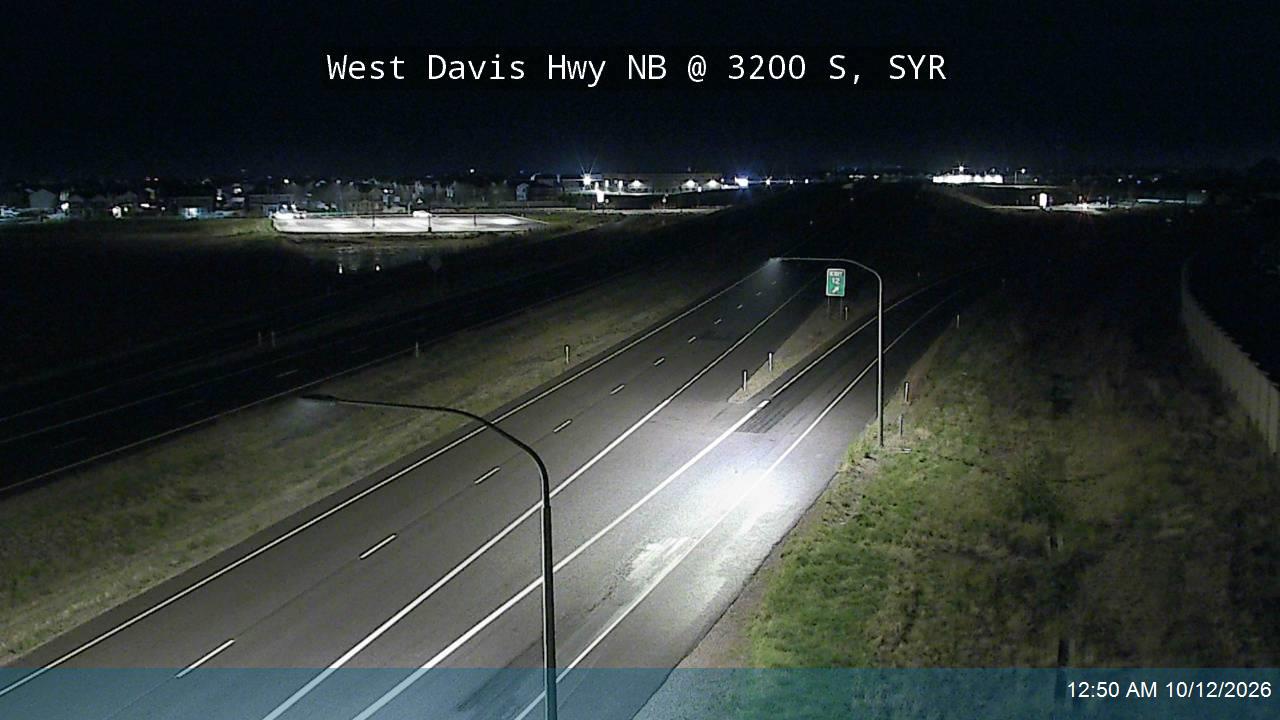 West Davis Hwy / SR-177 NB @ 3200 S / MP 11.81, SYR