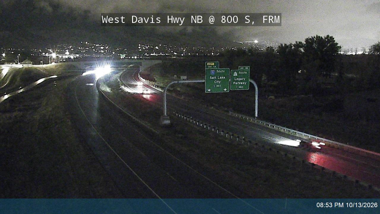 West Davis Hwy / SR-177 NB @ 800 S / MP 1.01, FRM