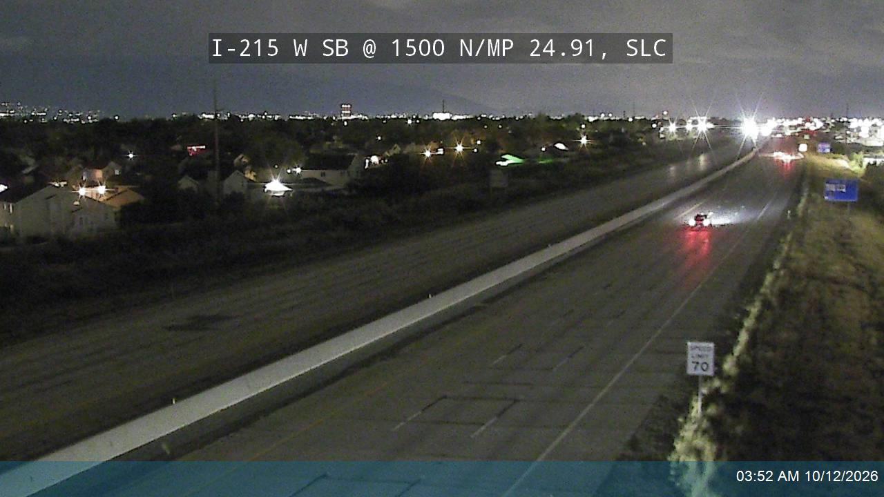 I-215 W SB @ 1500 N / MP 24.91, SLC