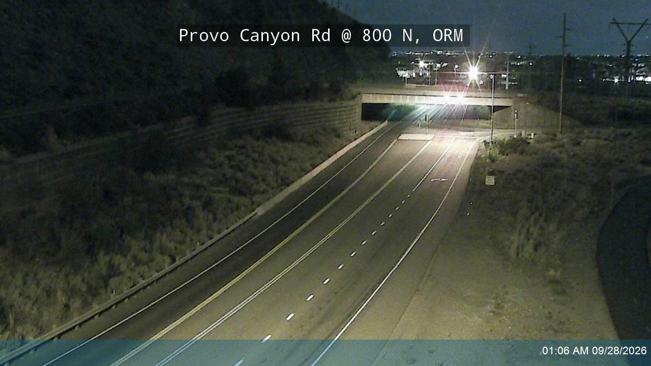 Provo Canyon Rd / US-189 @ 800 N / SR-52, ORM