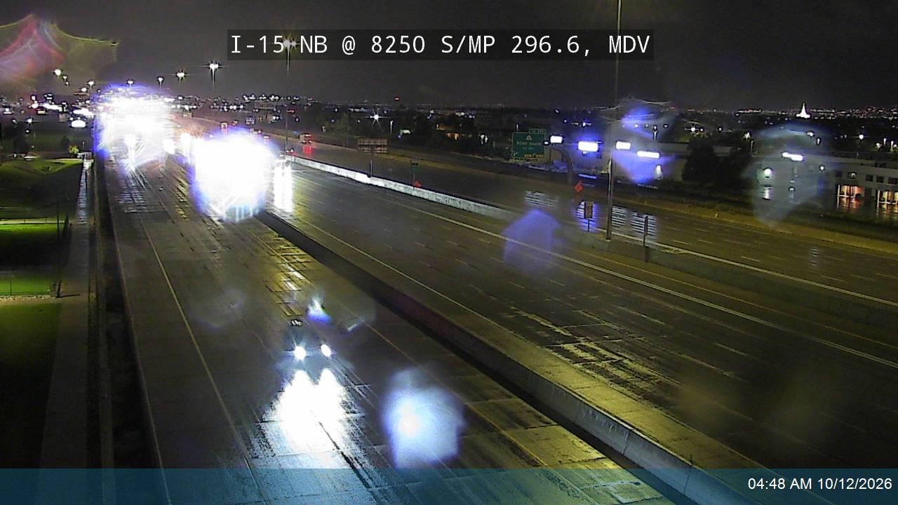 I-15 NB @ 8250 S / MP 296.6, MDV
