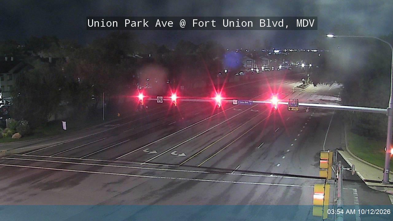 Union Park Ave / 1090 E @ Fort Union Blvd / 7000 S, MDV