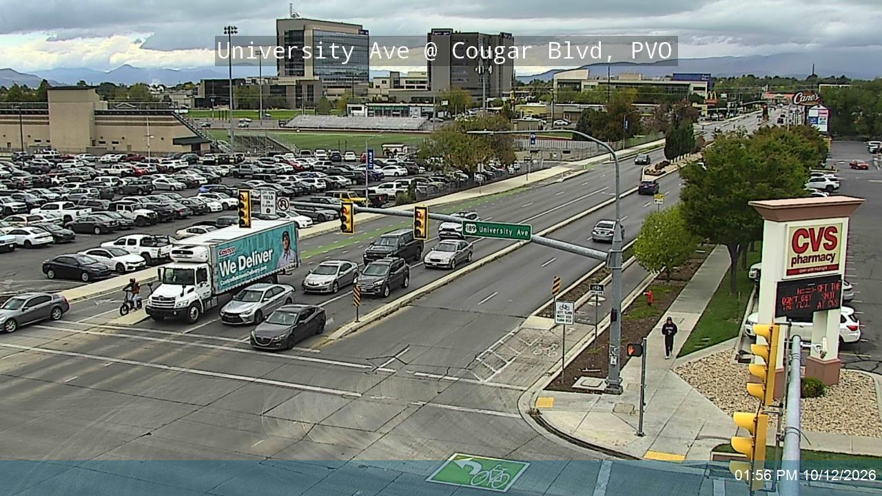 University Ave / US-189 @ Cougar Blvd / 1230 N, PVO
