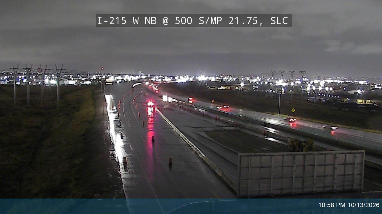 I-215 W NB @ 500 S / MP 21.75, SLC