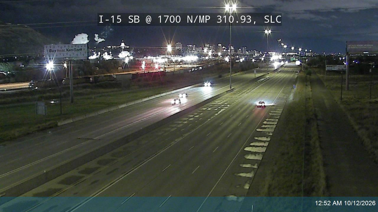 I-15 SB @ 1700 N / MP 310.93, SLC