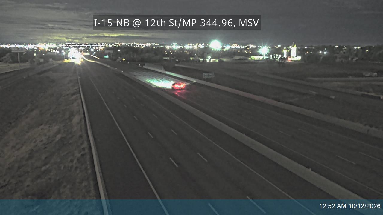 I-15 NB @ 12th St / 1200 S / SR-39 / MP 344.96, MSV