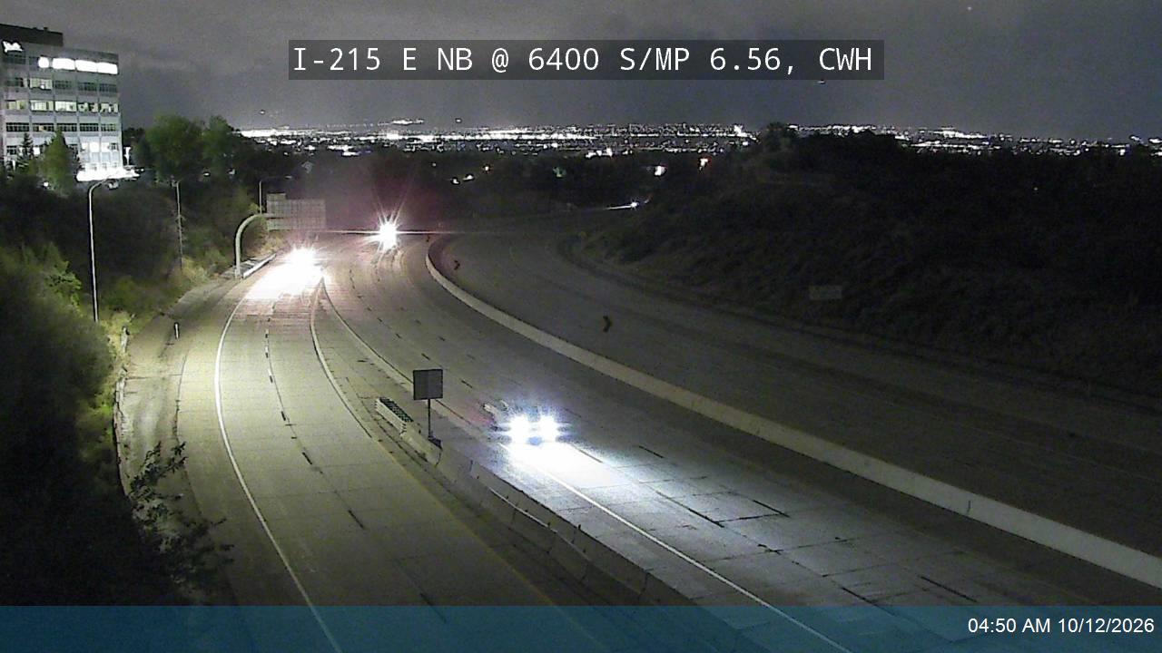 I-215 E NB @ 6400 S / MP 6.56, CWH