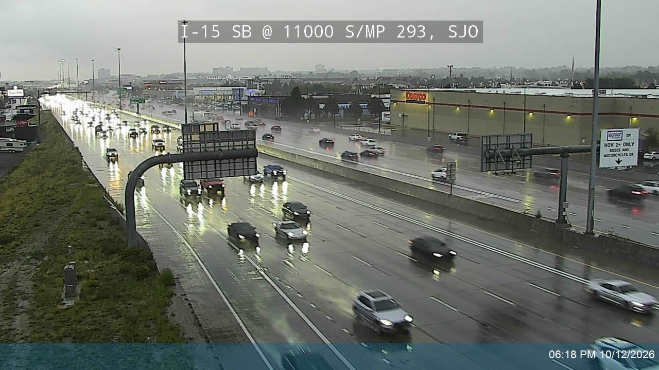I-15 SB @ 11000 S / MP 293, SJO