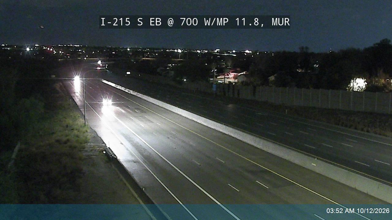 I-215 S EB @ 700 W / MP 11.8, MUR