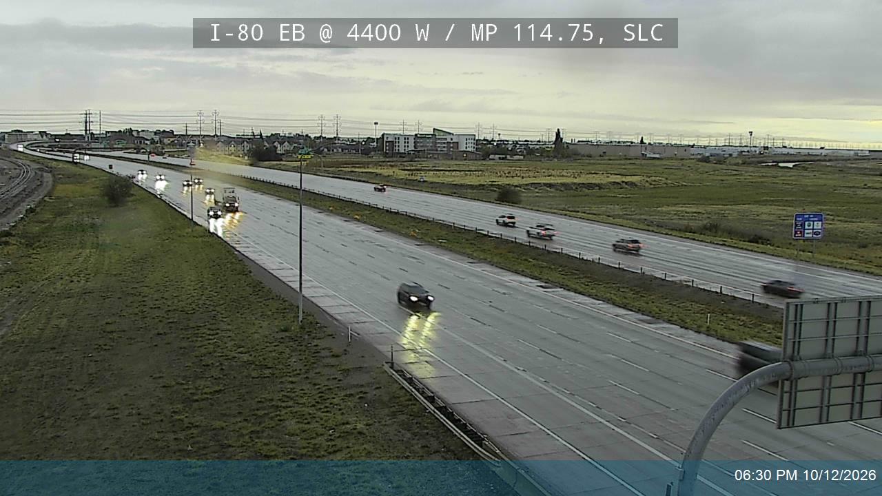 I-80 EB @ 4400 W / MP 114.75, SLC