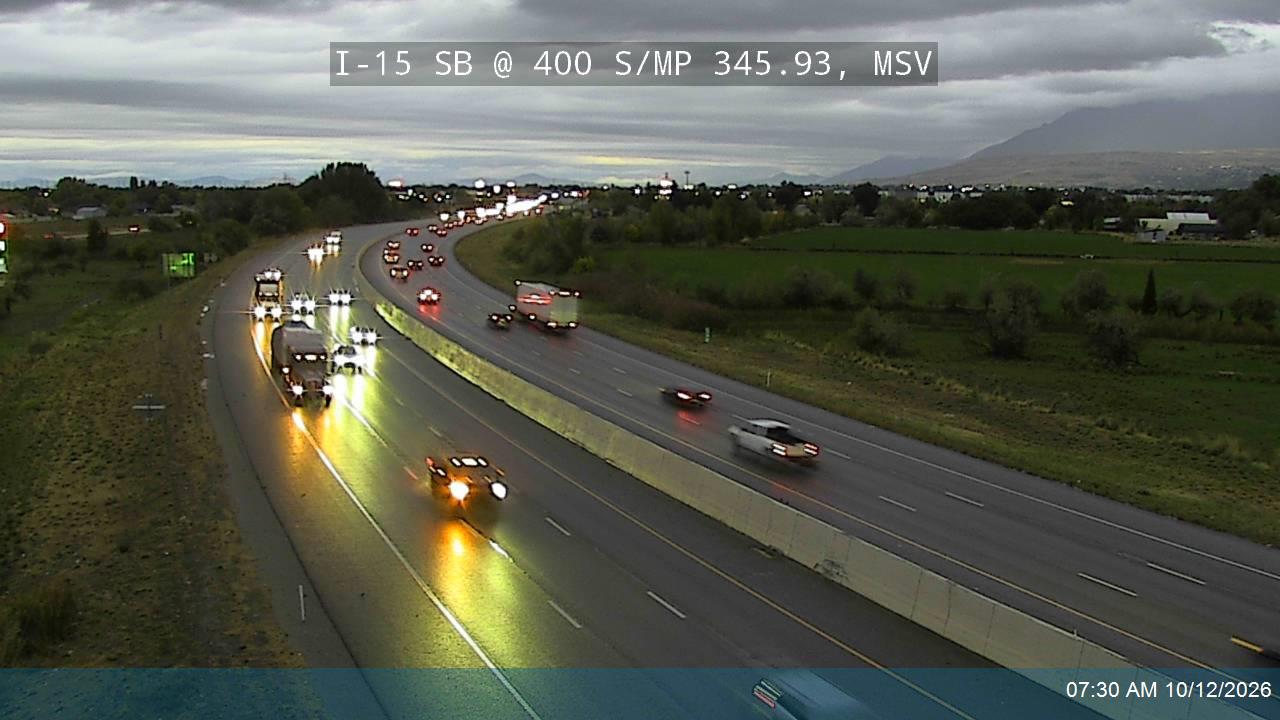 I-15 SB @ 400 S / MP 345.93, MSV