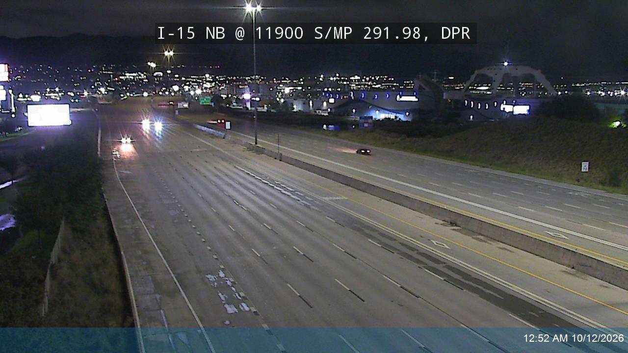 I-15 NB @ 11900 S / MP 291.98, DPR