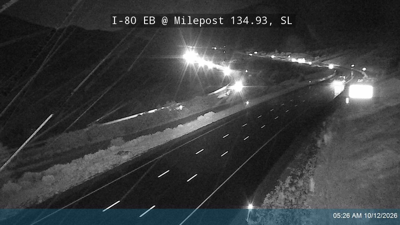 I-80 / Parleys Canyon EB @ Milepost 134.93, SL