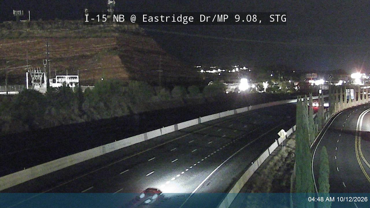 I-15 NB @ Eastridge Dr / MP 9.08, STG