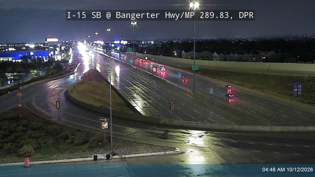 I-15 SB @ Bangerter Hwy / SR-154 / MP 289.83, DPR
