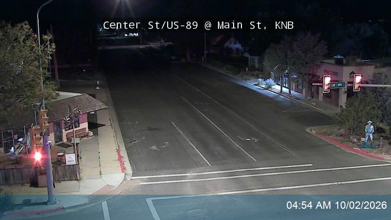 Center St / US-89 @ Main St, KNB