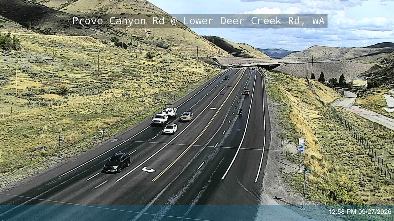 Provo Canyon Rd / US-189 @ Lower Deer Creek Rd / MP 17.14, WA