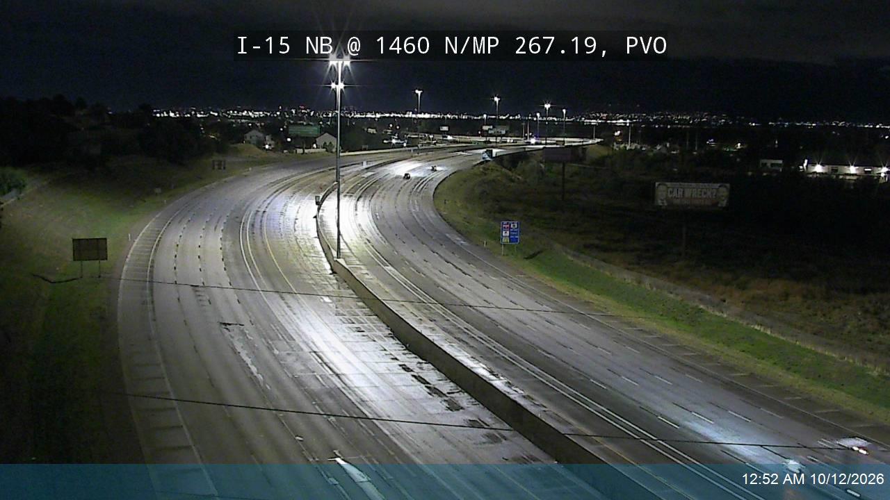 I-15 NB @ 1460 N / MP 267.19, PVO