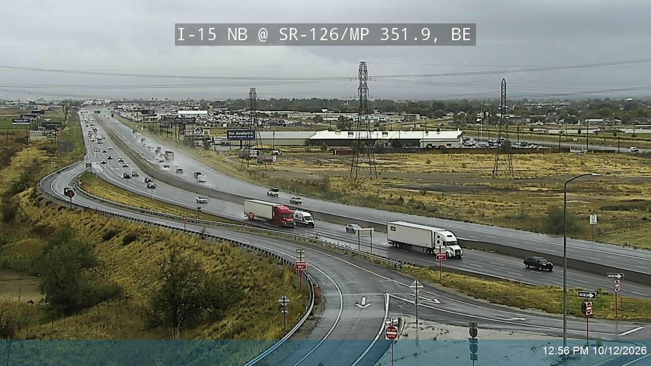 I-15 NB @ SR-126 / MP 351.9, BE