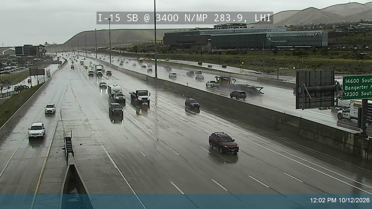 I-15 SB @ 3400 N / MP 283.9, LHI