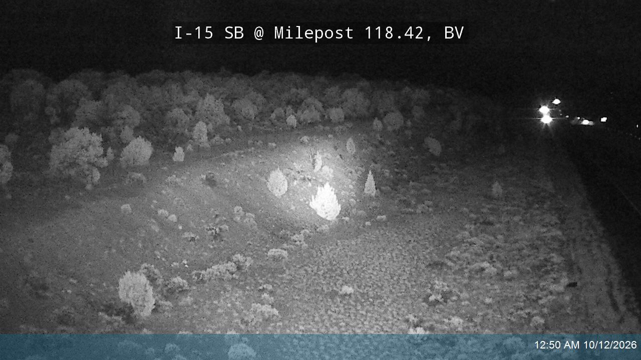 I-15 SB @ Milepost 118.42, BV