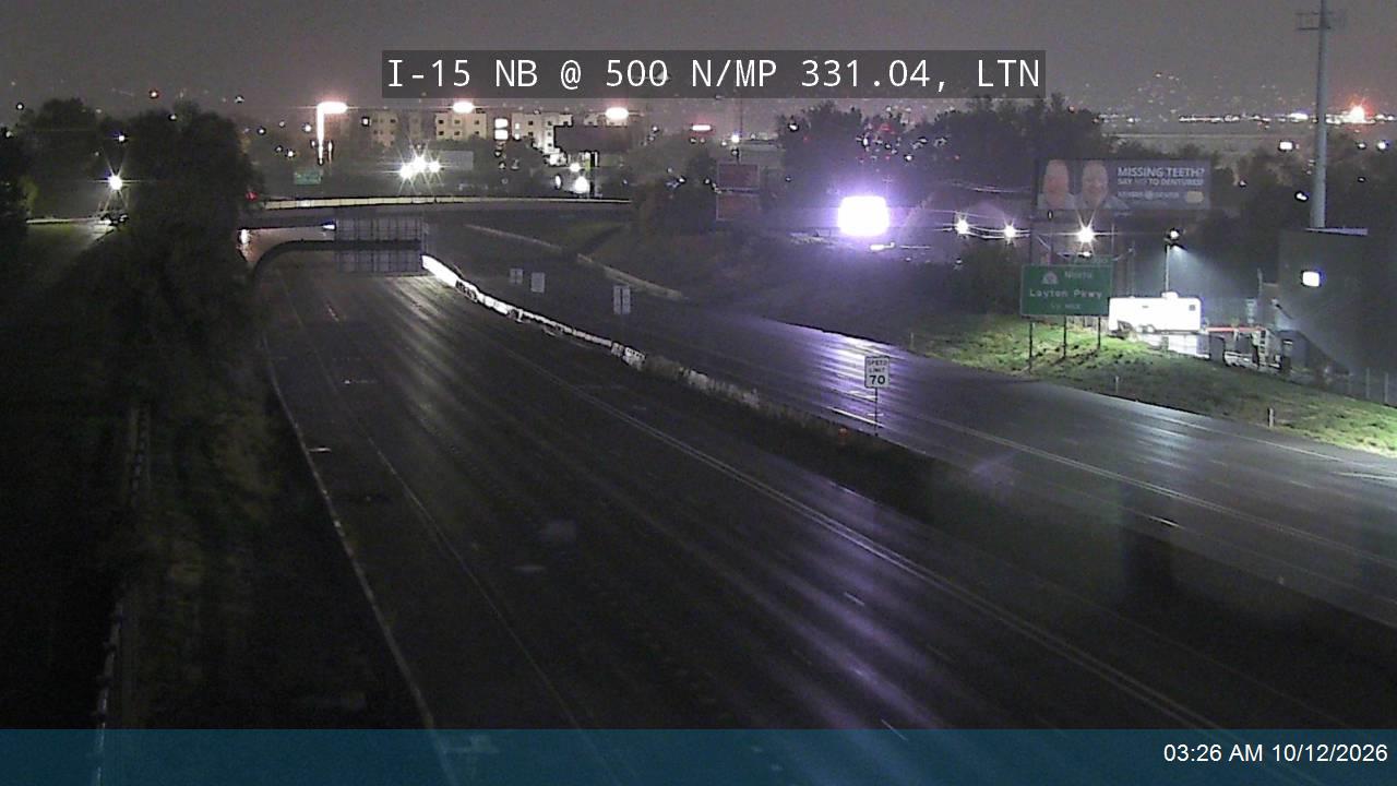 I-15 NB @ 500 N / MP 331.04, LTN
