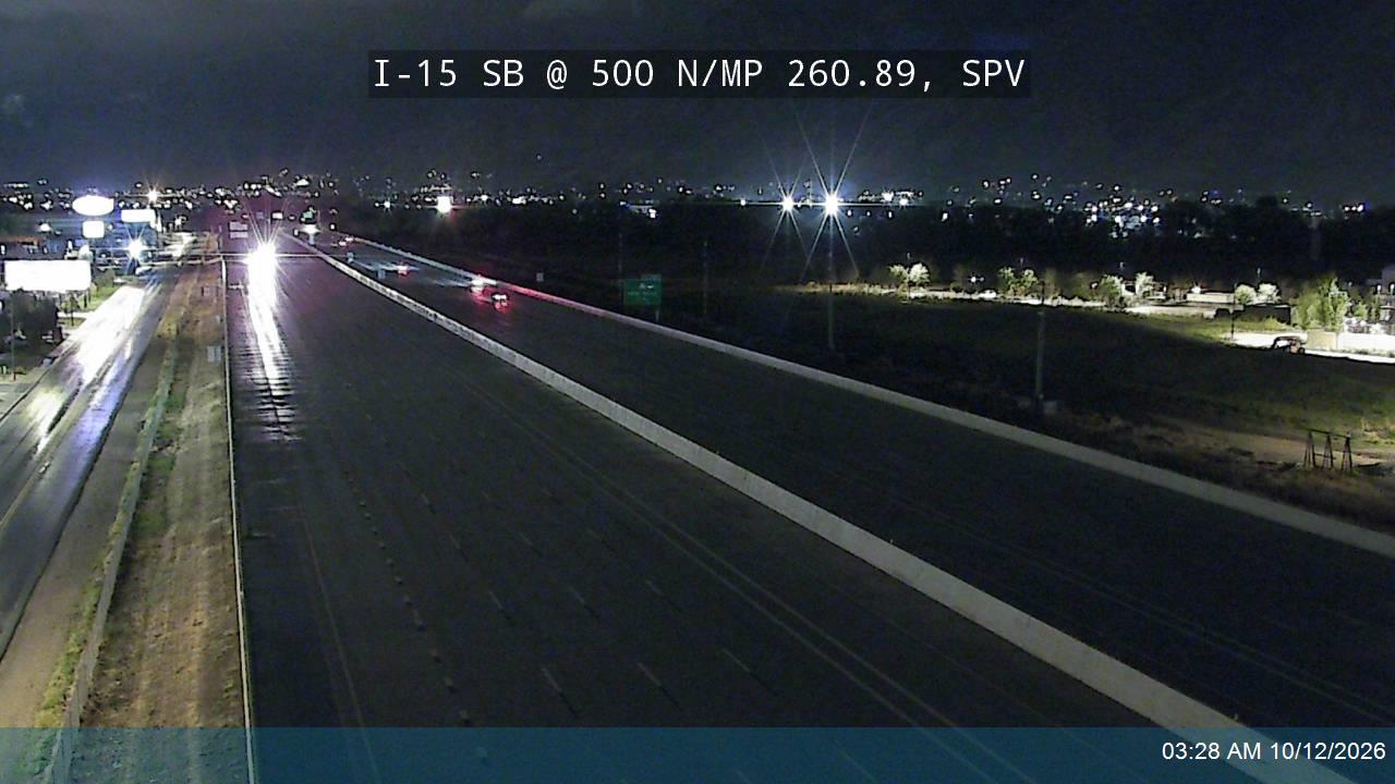 I-15 SB @ 500 N / MP 260.89, SPV