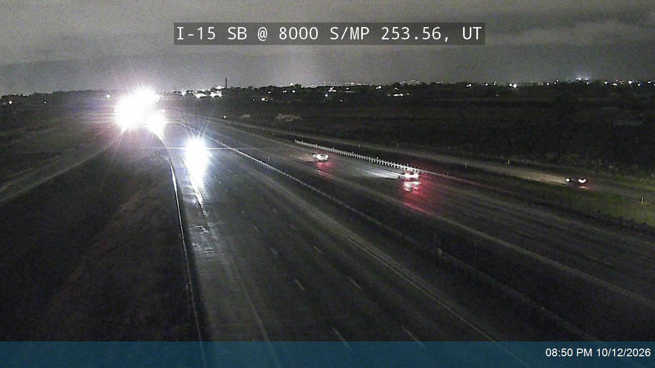 I-15 SB @ 8000 S / SR-164 / MP 253.56, UT