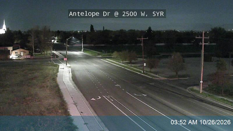 Antelope Dr / 1700 S / SR-127 @ 2500 W, SYR