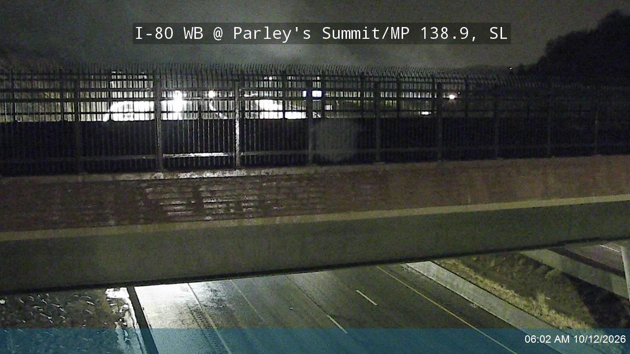 I-80 WB @ Parleys Summit / MP 138.9, SL