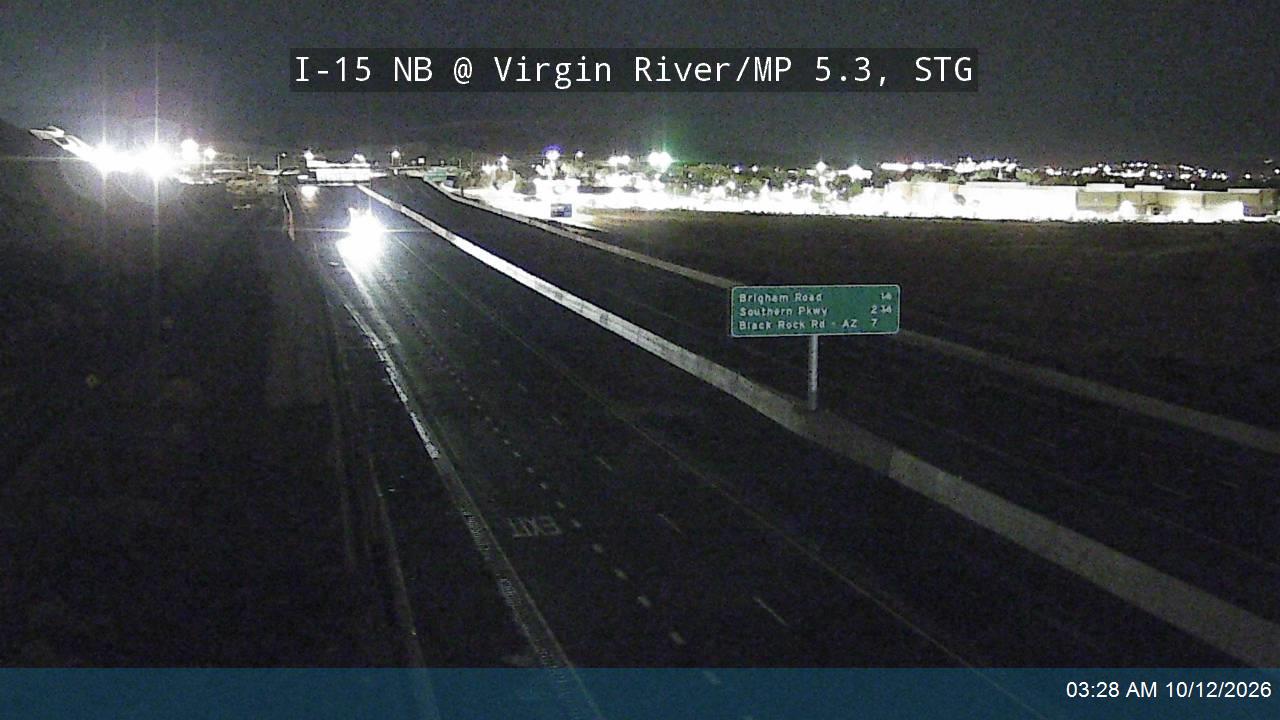 I-15 NB @ Virgin River / MP 5.3, STG