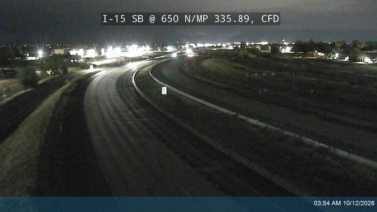 I-15 SB @ 650 N / SR-103 / MP 335.89, CFD
