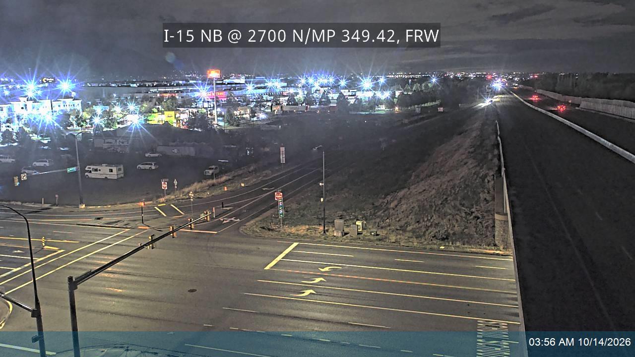 I-15 NB @ 2700 N / SR-134 / MP 349.42, FRW